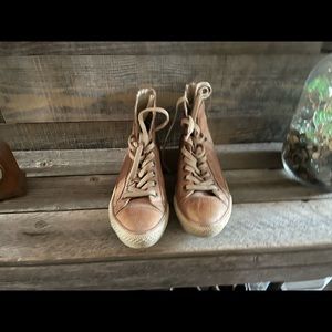 Steve Madden leather high tops